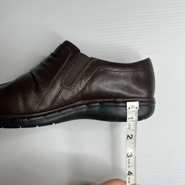 CLARKS Loafers Comfort Slip On Shoes Womens Artisan Unstructured Brown Leather 7 - Image 11