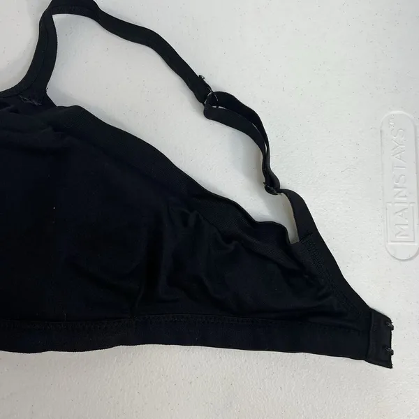 Felina Medium M Bra Seamless Side Smoothing Wireless Removable‎ Padding Black - Image 10