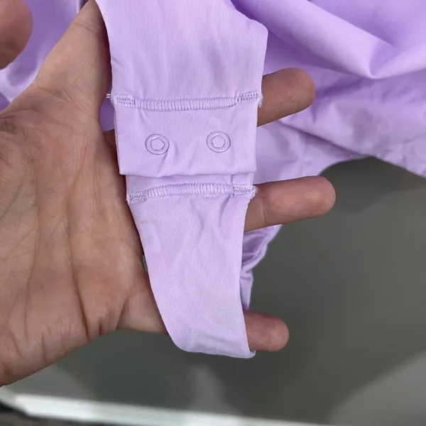 Skims 4x Long Sleeve Lavender Purple Bodysuit EUC - Image 3