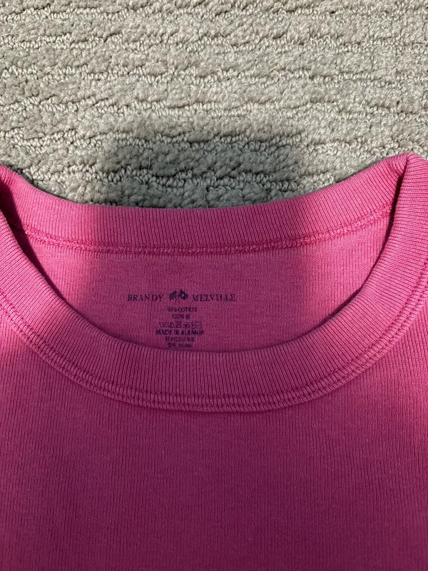 John Galt Hot Pink Baby Tee - Image 2