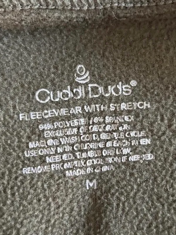 Cuddl Dubs olive green fleece jacket - Image 2