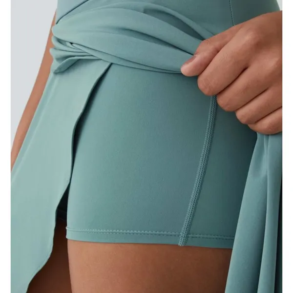 Halara Breezeful Maxi Skirt Size Large NWT 2-in-1 Balletcore Waterfall Hem - Image 6