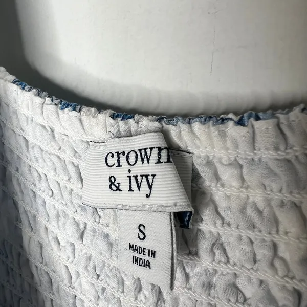 Crown & Ivy Printed Maxi Dress Size Small - Image 4