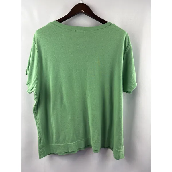 Women’s Fresh Produce Size 2X Sage Green T-Shirt - Image 3