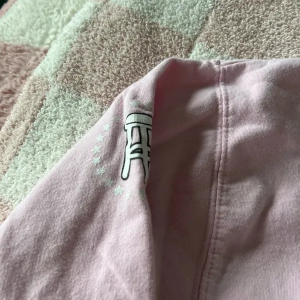 Barstool Sports Soft Pink Hoodie with Logo - Image 2