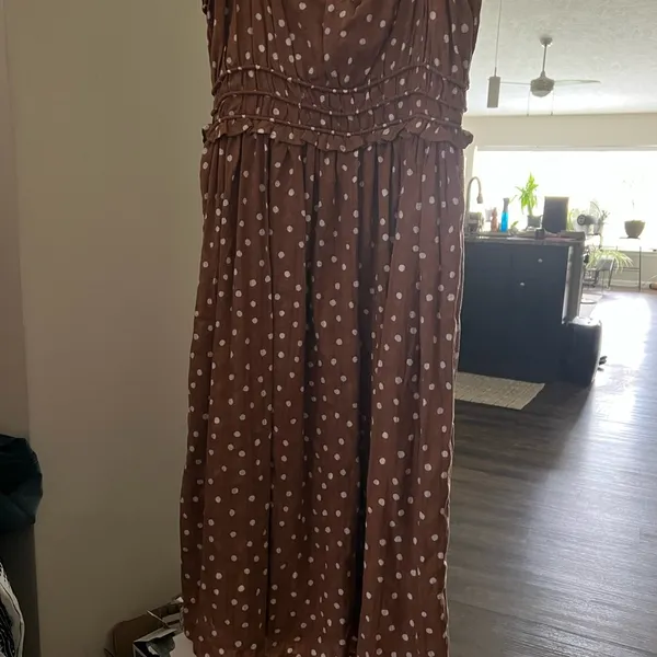 Maurice's Brown Polka Dot Dress - Image 2
