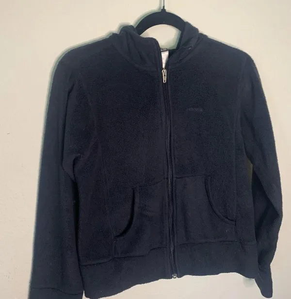 Patagonia Women's High-Pile Synchilla Hoody Zip Up Fleece Jacket Size Small Navy - Image 2