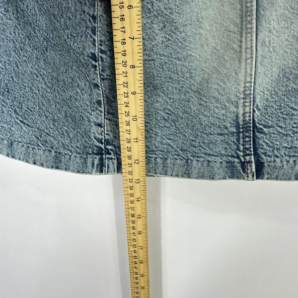 HM Divided 6 Blue Denim Mini Skirt Y2K‎ 90s Grunge Indie Sleaze Streetwear - Image 5