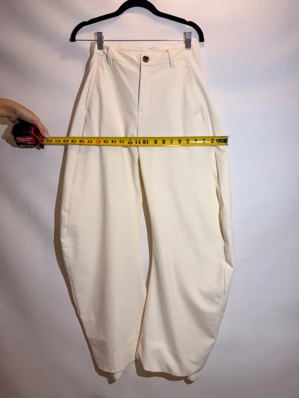 NWT Free People Spotlight Menswear Barrel Relaxed Trousers Size 2 - Image 4