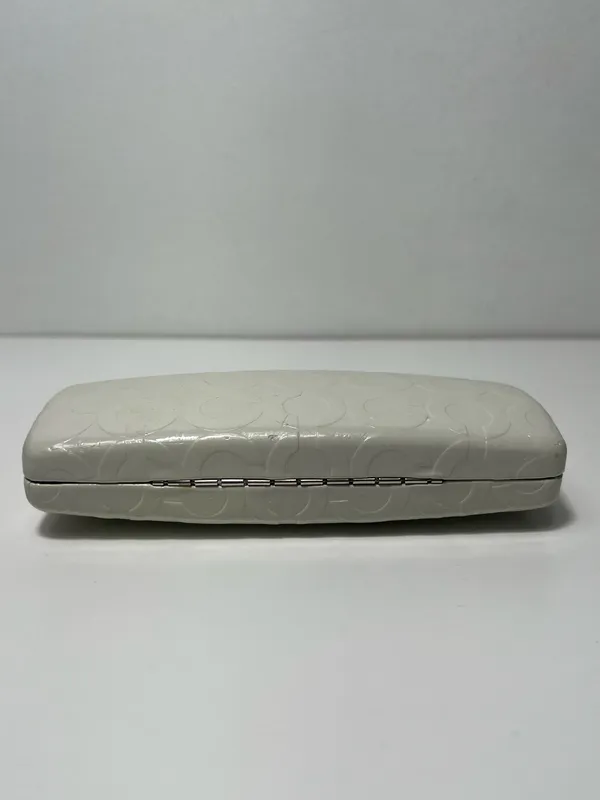 Coach Embossed Logo Large Hard Clamshell Sunglasses Eye Glasses Eyewear Case - Image 9