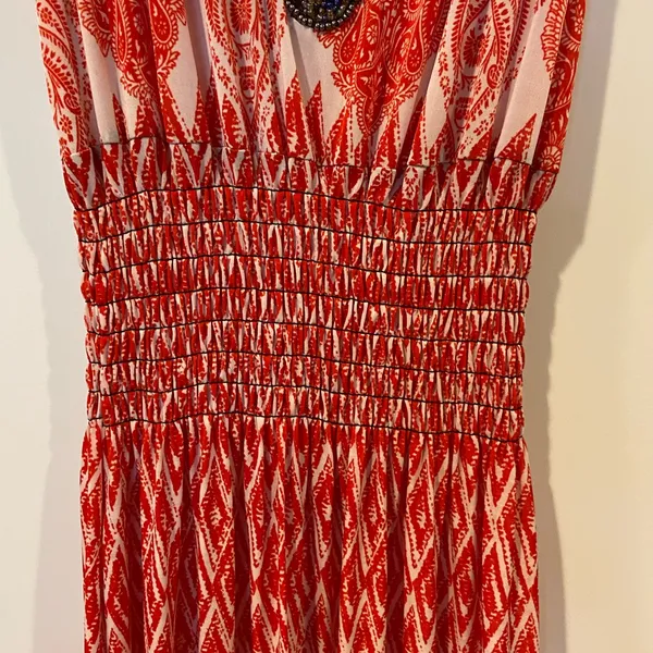 Maxi sleeveless dress Red - Image 4