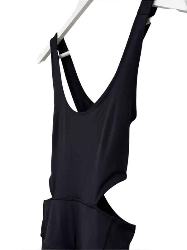 Free People Movement NWT Black Back it Up Onesie Size XS Womens - Image 3