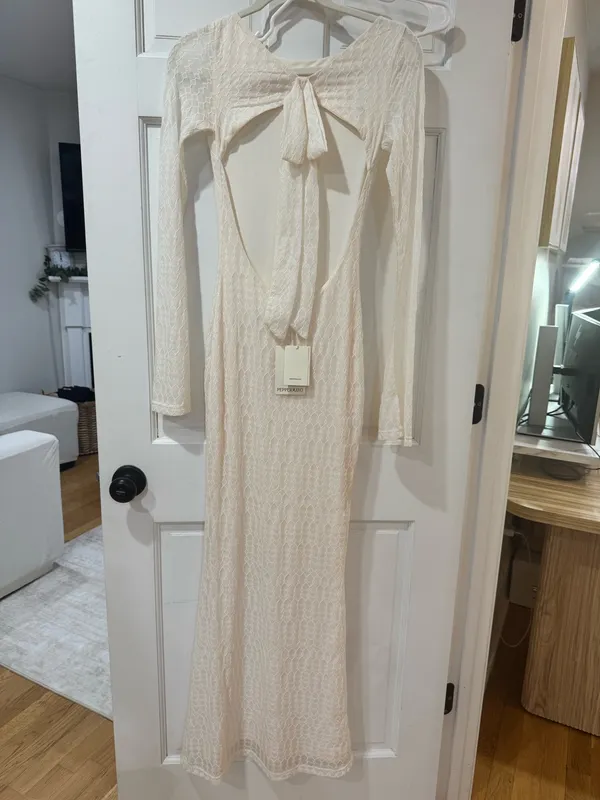 Peppermayo White Maxi Dress - Image 5