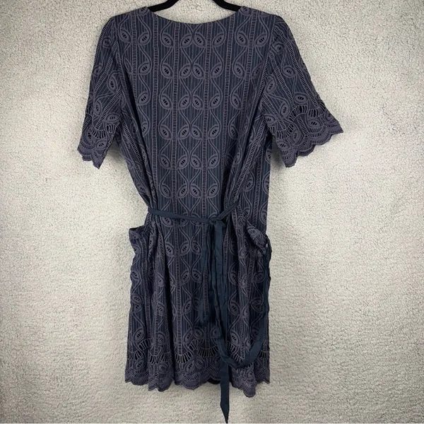 Tularosa Dress Womens Medium Rocky Wrap Eyelet Whimisgoth Witchy Dark Academia - Image 3