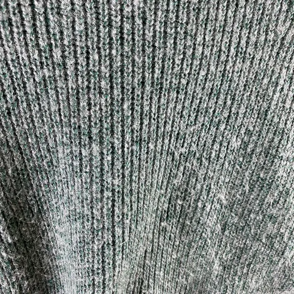 Banana Republic Green Long‎ Sleeve Round Neck Fuzzy Sweater Mohair Blend Size M - Image 3