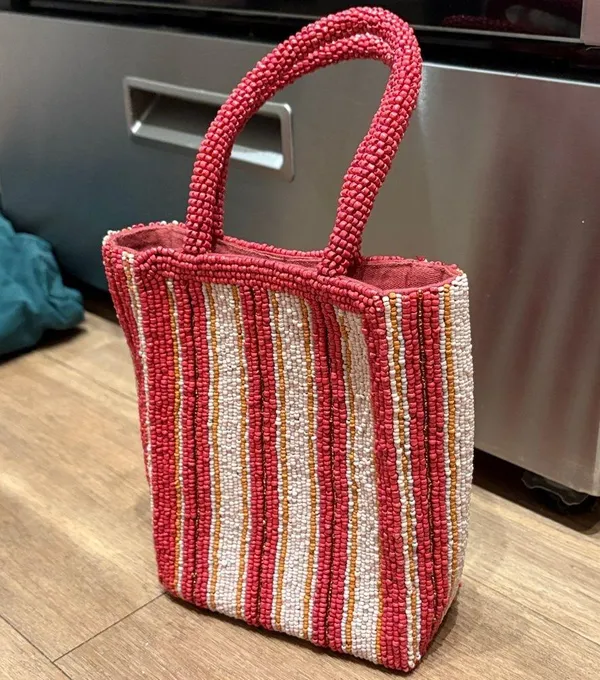 Anthropologie | Beaded Mini Tote - Image 3