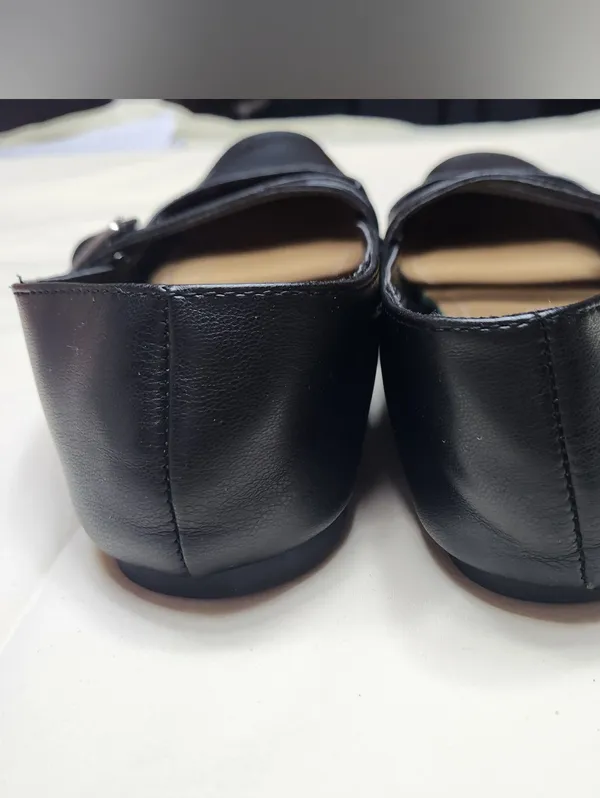 Report Women's Plume Black Double Strap Mary Jane Flats Buckle Shoes Size 6.5 M - Image 9
