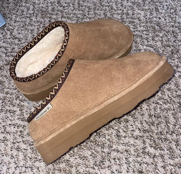 BEARPAW Suede Slippers - Image 4