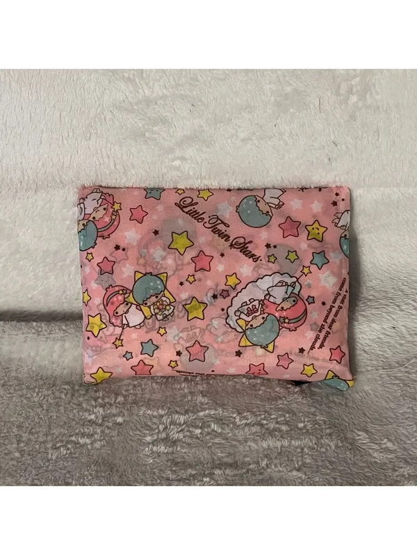 Little Twin Stars Pink Foldable Shopping Bag - Image 2