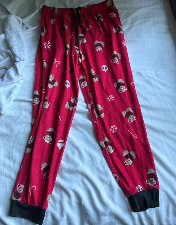 Dearfoams Beary Cozy Adult Pajama Set - Image 8