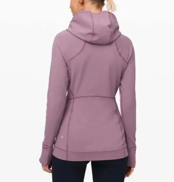 Lululemon Every Journey Hoodie Frosted Mulberry Size 8 Full Zip Jacket - Image 2