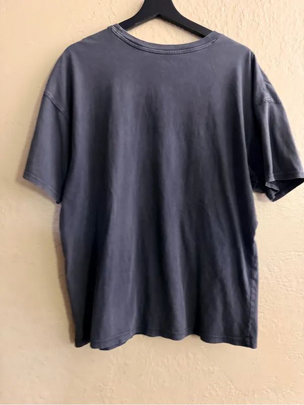 Arizona Jean Company Short Sleeve Graphic Tee - Charcoal Gray with White Print - Image 3