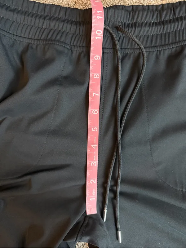 SAGE Collective Women’s Black Stretch Jogger Pants Drawstring Pockets M - Image 4