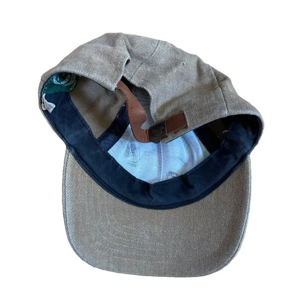 Vintage Walt World Goofy Playing Golf Tan Baseball Cap 🔥 - Image 3
