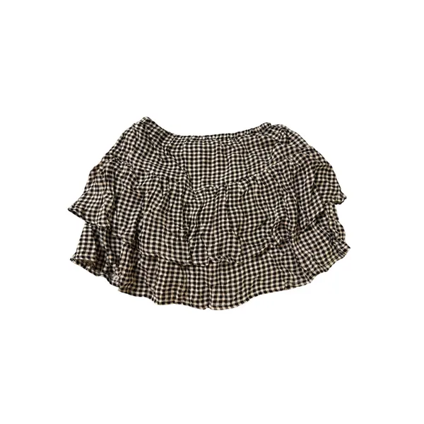 NEW Grayson Threads Black White Skort Skirt Gingham Size XS Stretch - Image 4
