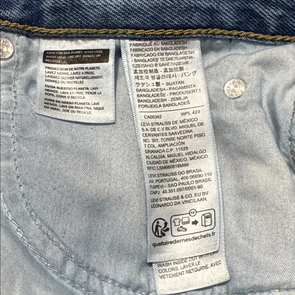LEVI’S 94 Baggy Wide Leg Jean 28 Riveted - Image 11