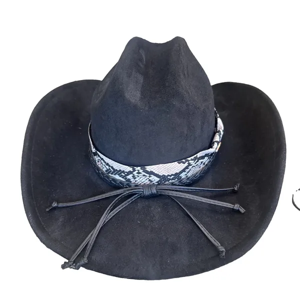 Pro Celia Cowboy Hat Women’s Black Wide Brim Western Cowgirl Country W/bands - Image 7