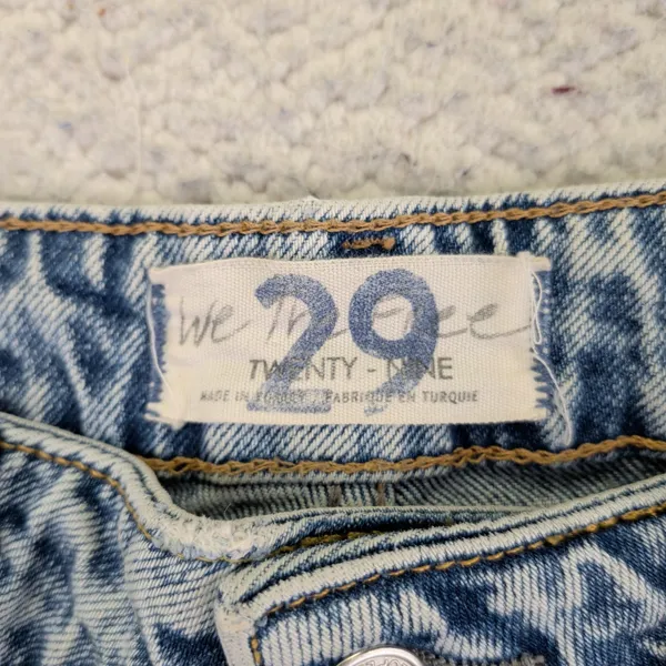 FREE PEOPLE Zuri Mom Ankle Jeans High Rise Straight Leg Denim‎ Womens 29 - Image 3