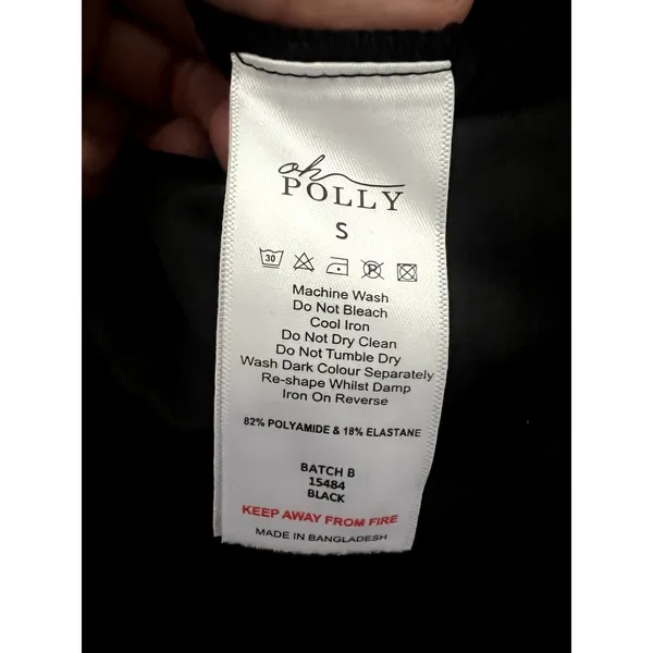 Oh Polly Hivera Satin Boat-Neck Twist-Back Maxi Dress in Black Size S New - Image 7