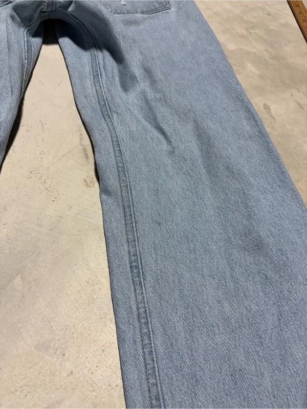 Agolde 90sLight Wash Straight Leg Jeans NEEDS REPAIR 27 - Image 11