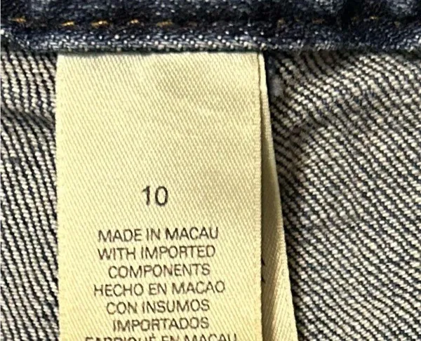 Fringe blue jean shorts sz 10 - Image 3