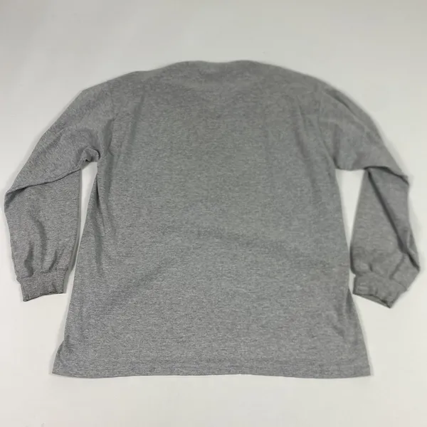 Green Bay Packers Shirt Mens Gray NFL Football Long Sleeve Crewneck Embroidered - Image 7