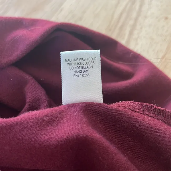 Zenana womens cropped tank top maroon burgundy cotton spandex L large - Image 5