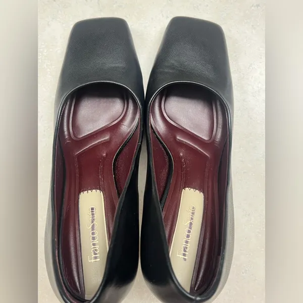 Franco sarto Finley Black Leather Franco Sarto Pumps - Image 10