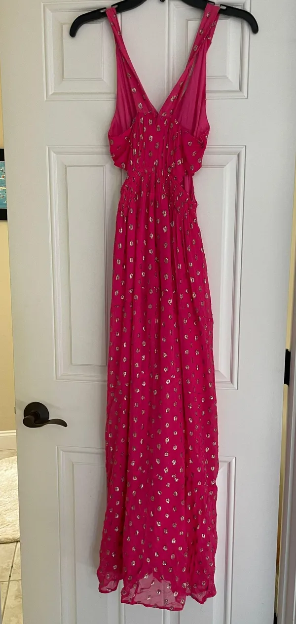 Lulus Pink Maxi Dress - Image 3
