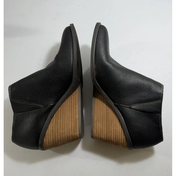 Dr Scholls Platform Wedge Sz 9.5 High Heel Work It Bootie Ankle Zip‎ Shoes - Image 5