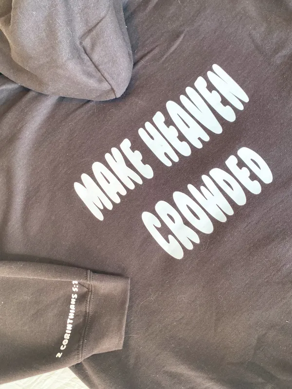 Make Heaven crowded Hoodie Brown Size L - Image 2