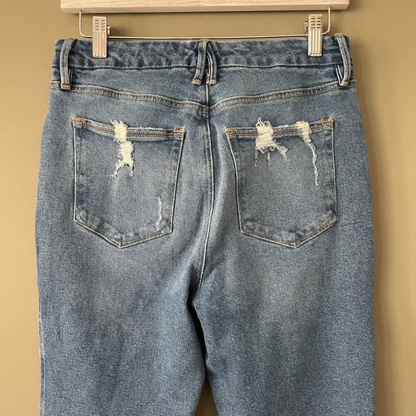 Good American Good Curve Straight Jeans Indigo 337 8/29 - Image 8