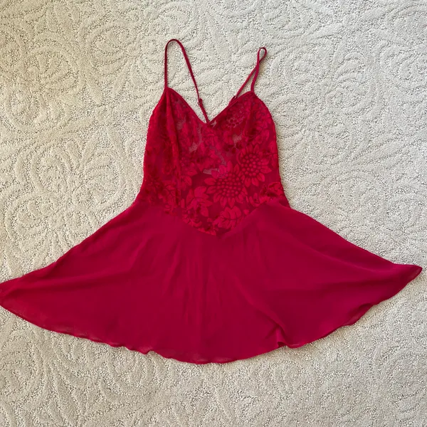 Vintage Cacique Red Slip - Image 3