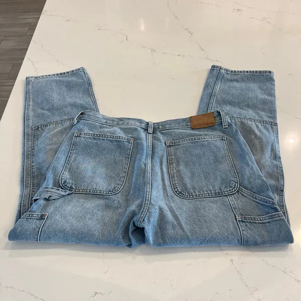 Aritzia‎ Denim Forum The Lou Low Rise Carpenter Loose Fit Utility Cargo Jeans - Image 6