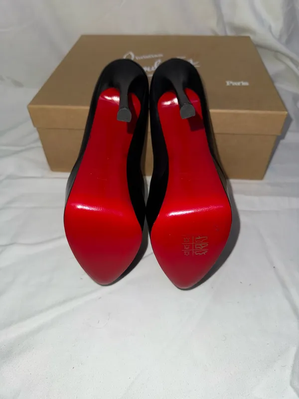Christian Louboutin Dolly Alta Pump 160mm Leather Platform EU 38 - Image 3