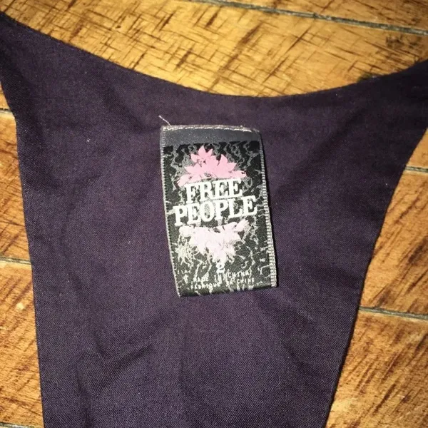 Free People purple ruffle layered strappy sleeveless 2 tank - Image 2