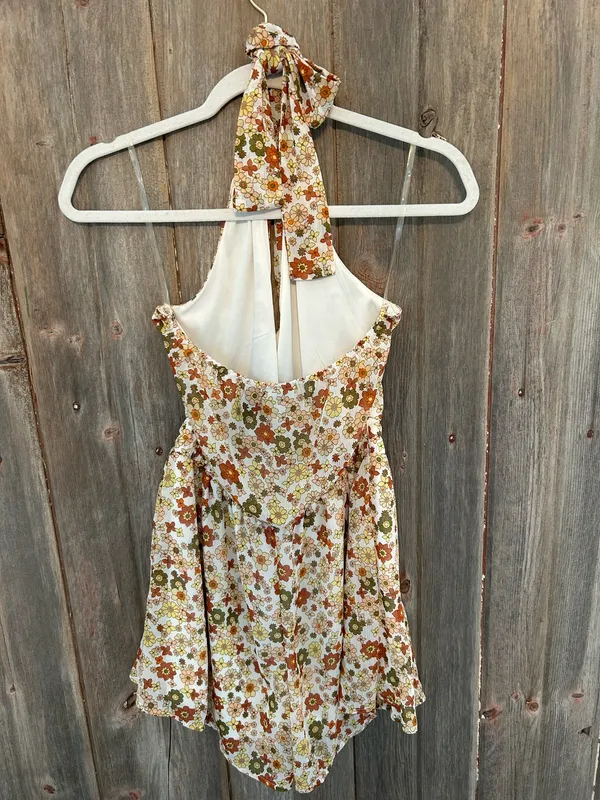 Daytrip floral halter neck romper - Image 4