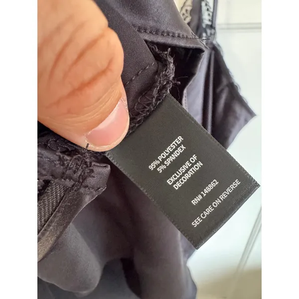NWT Torrid Studio black satin lace trim‎ camisole top size 3x (22/24) - Image 7