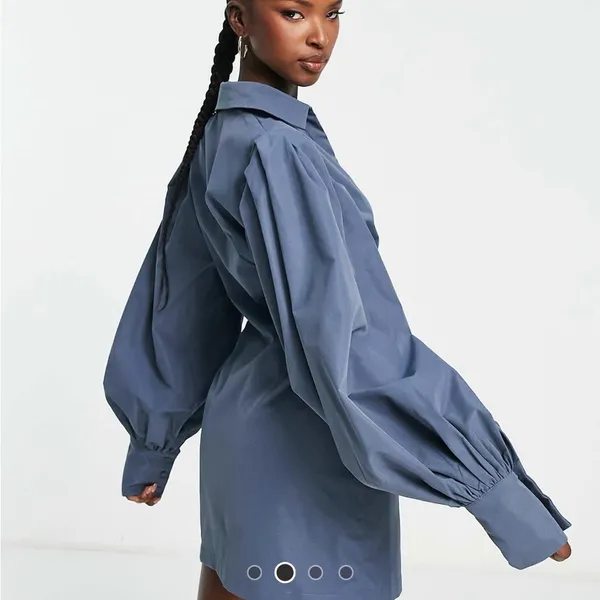 ASOS Corset volume sleeved dress - Image 2