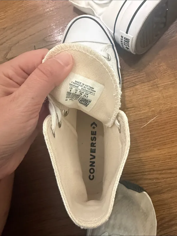 Converse High Top Sneakers in White - Image 6